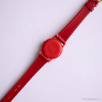 Rojo Minnie Mouse Lorus Cuarzo reloj para mujeres | Antiguo Lorus Reloj de pulsera