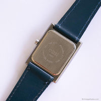 Vintage Silver-tone TCM Watch | Minimalist Rectangular Watch Unisex