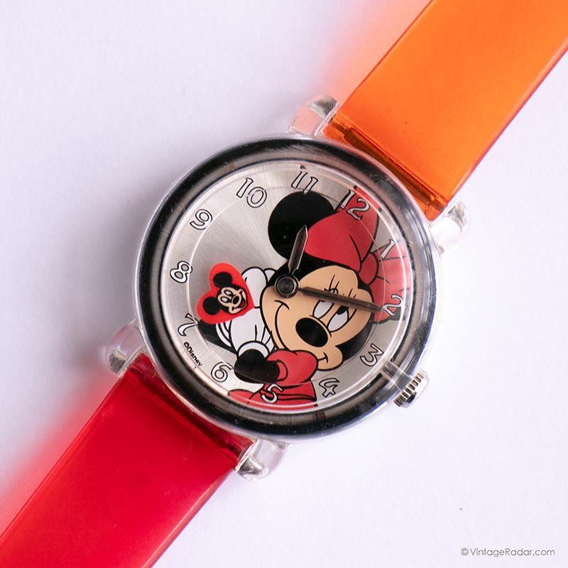Vintage Minnie Mouse in Love Watch | SII by Seiko Japan Quartz