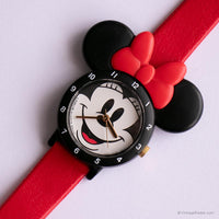 Antiguo Minnie Mouse Conformado reloj | Lorus Cuarzo V501-0110 Z0 reloj