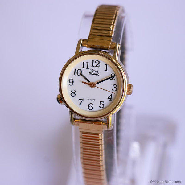 Sale Reloj Reloj Timex Blanco Mujer Marca Timex Indiglo Reloj