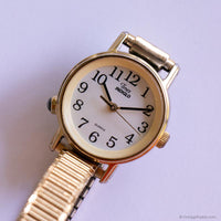 Vintage Gold-tone Timex Indiglo Watch for Ladies | Classic Dress Watch