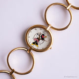 Tono de oro vintage Minnie Mouse Pulsera reloj | Disney Cuarzo reloj