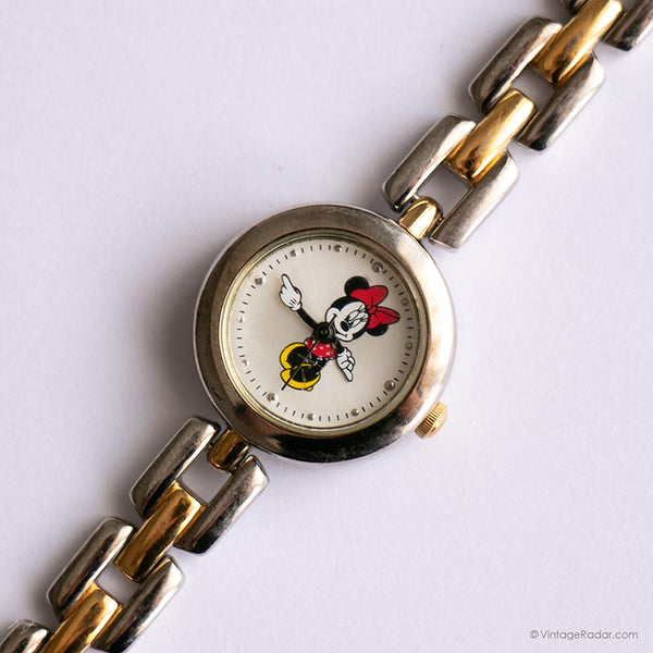 Tiny Minnie Mouse Two-tone Watch for Ladies | SII by Seiko Small Watch