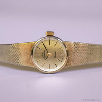 Tiny Jules Jurgensen Quartz Watch for Women | Gold-tone Dress Watch