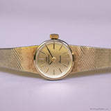 Tiny Jules Jurgensen Quartz Watch for Women | Gold-tone Dress Watch