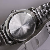 Vintage Silver-tone Longchamp Watch with Stainless Steel Bracelet