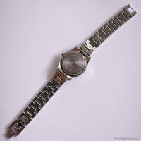 Vintage Two-tone Armitron Now Dress Watch with White Gemstones