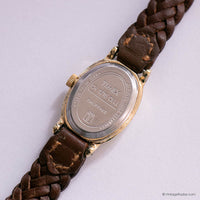 Vintage Analog Timex Quartz Watch | Elegant Gold-tone Watch for Her