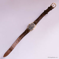 Vintage Analog Timex Quartz Watch | Elegant Gold-tone Watch for Her