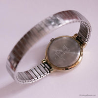 Vintage Two-tone Timex Women's Watch | Dainty Silver & Gold-Tone Watch