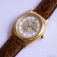 Vintage Armitron Day Date Watch | Gold-tone Unisex Armitron Quartz