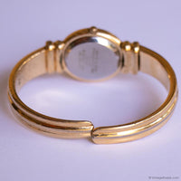 Vintage Gold-tone Armitron Bangle Watch for Ladies Extra Small Wrists