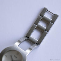 Vintage Minimalist TCM Watch for Women | Silver-tone Office Watch