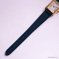 Vintage Gold-tone Elgin Tank Watch for Women with Roman Numerals