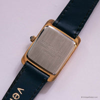 Vintage Gold-tone Elgin Tank Watch for Women with Roman Numerals