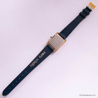Vintage Gold-tone Elgin Tank Watch for Women with Roman Numerals