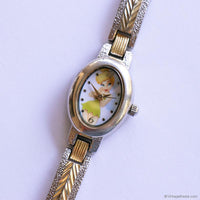 Tiny Oval Tinker Bell Watch by MZB Vintage | 90s Dainty Ladies Watch