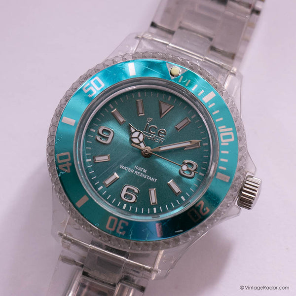 Vintage 36mm Blue-Dial Ice Watch for Women Extra Small Wrist Sizes