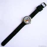 Vintage Small Mickey Mouse Lorus Quartz Watch with Textile Strap