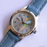 Vintage Disney Tinker Bell Watch for Women SII by Seiko with Blue Strap