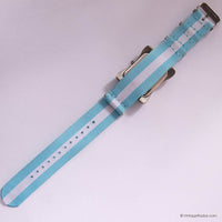 Vintage Kontakt Rectangular Watch with Gemstones & Nato© Strap