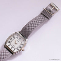 Vintage Tonneau Dial Watch for Women by Gossip with Gray Nato© Strap