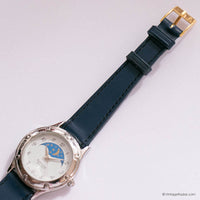 Vintage Rumours Moon and Stars Watch for Women with Blue Strap
