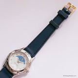 Vintage Rumours Moon and Stars Watch for Women with Blue Strap