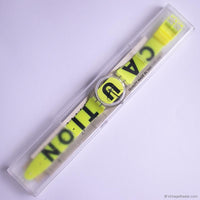 1996 Swatch Gent CAUTION GK224 Watch with Original Box & Papers