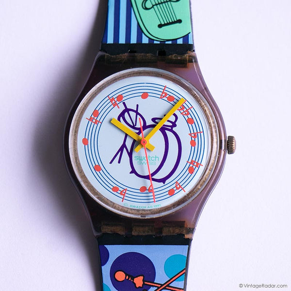 Vintage Swatch GV104 Tuba Watch | 90 da collezione Swatch Gent Watch