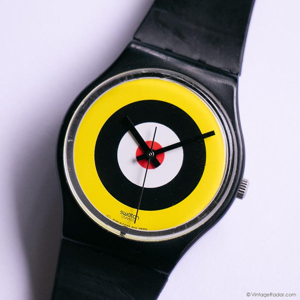 Swatch Gent GB174 Watch Straight Up | RARE 1996 da collezione del 1996 Swatch