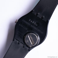 1991 Nero GB722 Swatch Uhr | Schweizer machte Tagesdatum Swatch Uhr