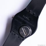 1991 Nero GB722 Swatch Uhr | Schweizer machte Tagesdatum Swatch Uhr