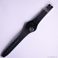 1991 Nero GB722 Swatch Uhr | Schweizer machte Tagesdatum Swatch Uhr