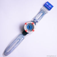 Vintage Swatch Scuba SDN904 RESCUE Watch | 90s Swatch Scuba 200 Loomi