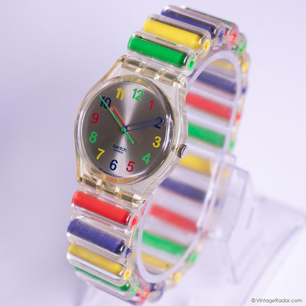 Swatch Gent CANDY GLOSS GE130A/GE130B Watch | 2004 Rare Swatch
