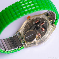 Swatch GREEN SPEED SSK110/SSK111 Watch | Rare 1993 Stop Swatch