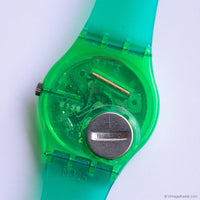 1989 Swatch SANDY MOUNTAIN GG105 Watch | Vintage Green Swatch Gent