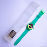 1989 Swatch SANDY MOUNTAIN GG105 Watch | Vintage Green Swatch Gent