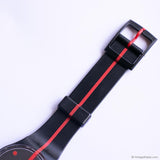 360 ROUGE SUR BLACKOUT GZ119 Swatch Watch | 1991 Vintage Swatch