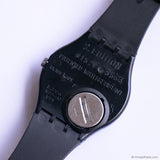 360 ROUGE SUR BLACKOUT GZ119 Swatch Watch | 1991 Vintage Swatch