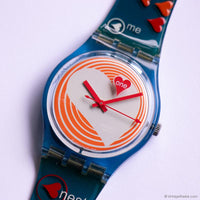 1999 Swatch HEARTBEAT GN187 Watch - Valentine's Special Swatch Vintage