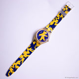 Swatch Gent BESTIONE GJ112 Watch | 1994 Yellow & Blue Swatch Watch