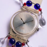 1992 Swatch CHANDELIER GZ125 Watch | 90s Swatch with Colorful Beads