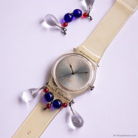 1992 Swatch CHANDELIER GZ125 Watch | 90s Swatch with Colorful Beads