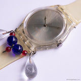 1992 Swatch CHANDELIER GZ125 Watch | 90s Swatch with Colorful Beads