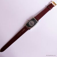 Vintage Emporio Armani Watch for Gents | Rectangular Silver-tone Watch