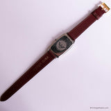 Vintage Emporio Armani Watch for Gents | Rectangular Silver-tone Watch