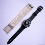 2004 Swatch RED SUNDAY GB750 Watch | Black Day Date Swatch Gent